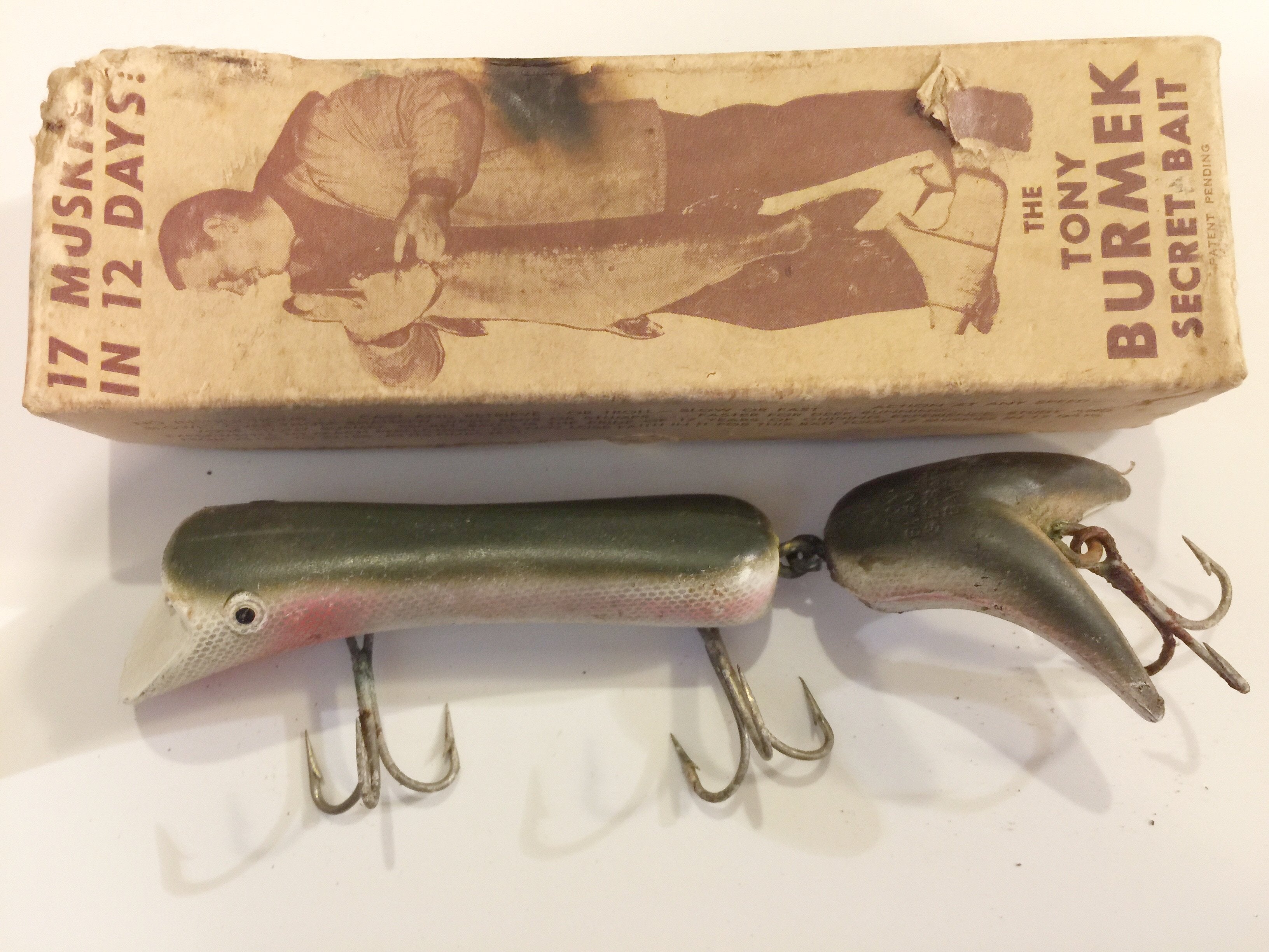 burmek fishing lures Tony Burmek Secret Bait with Box