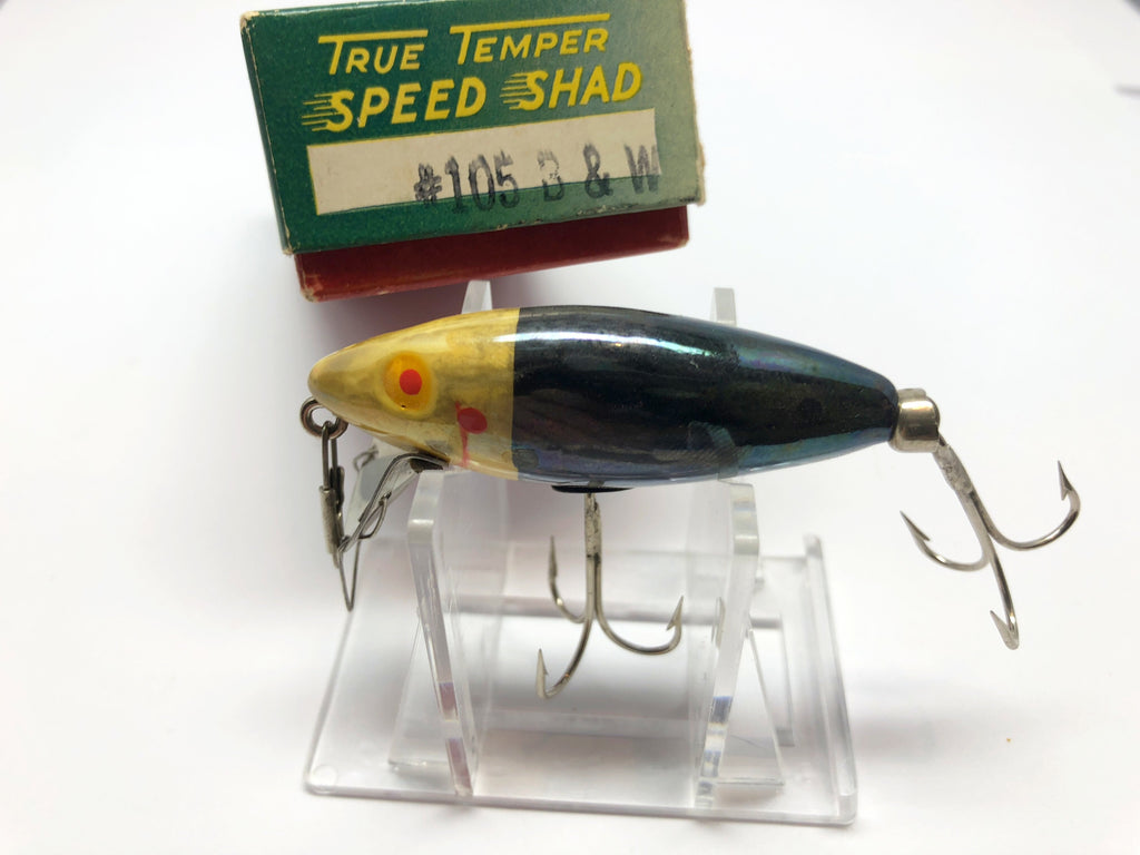 True Temper Speed Shad #105 B & W Black and White with Box Vintage