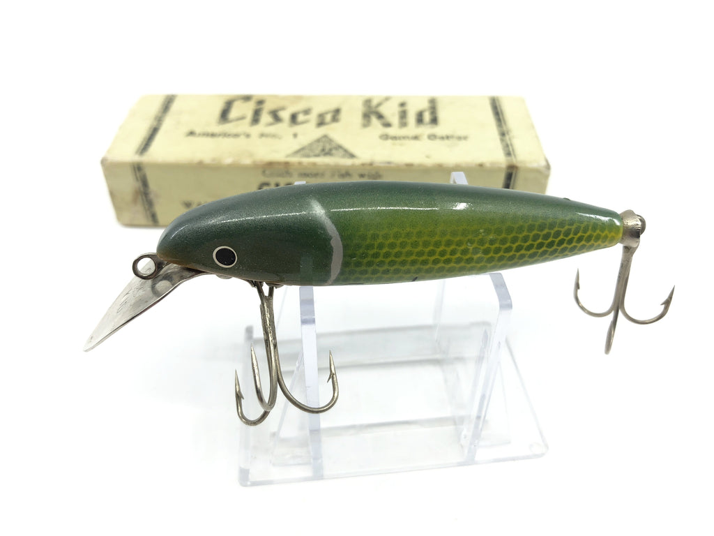 Wallsten Tackle Cisco Kid Green Shiner Color with Box Signed by