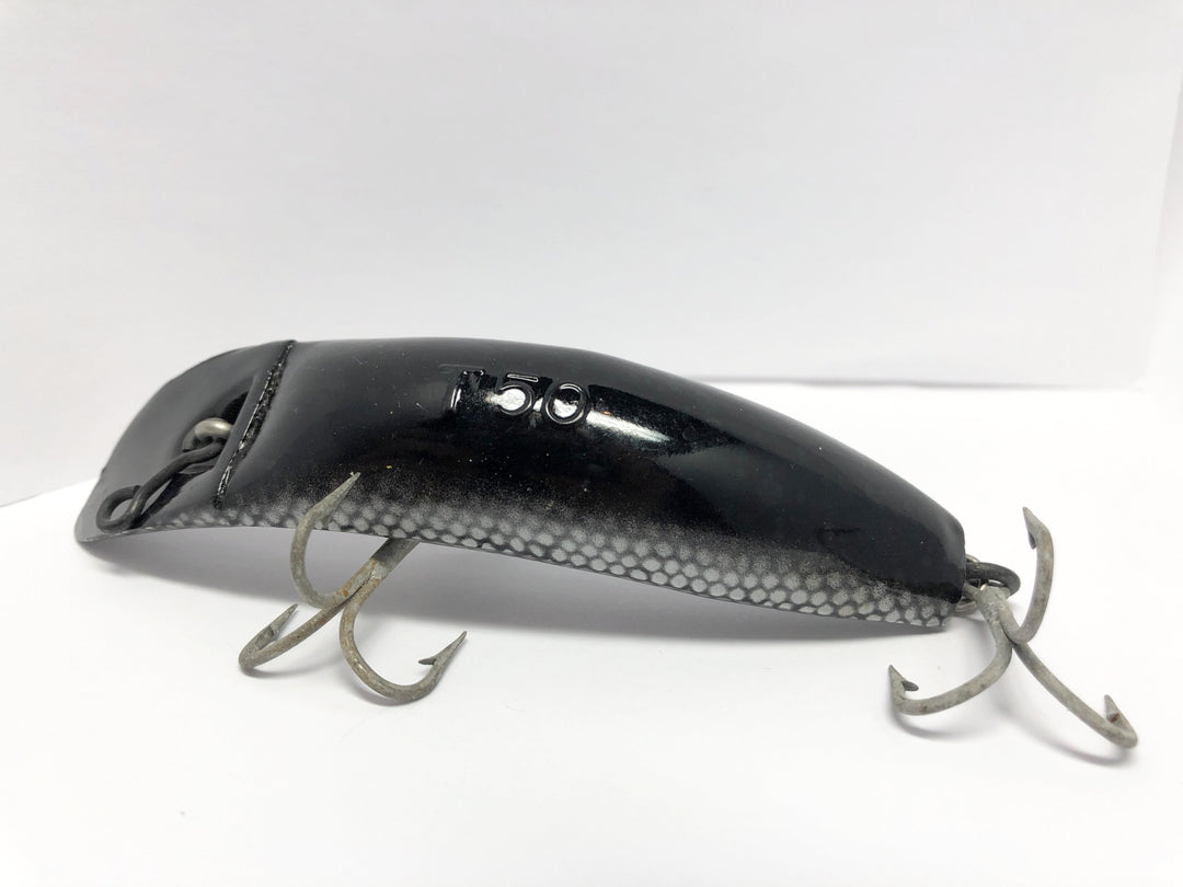 Helin T50 Flatfish Lure in Black Scale Pattern