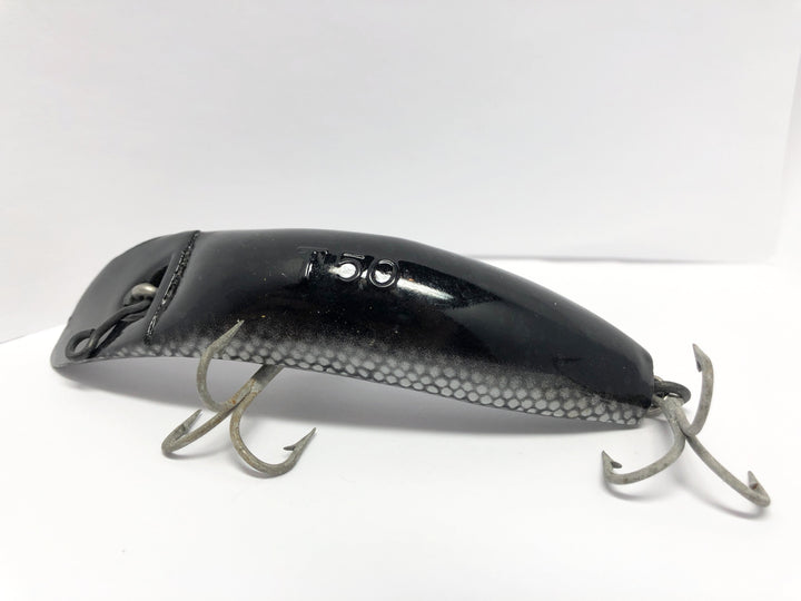 Helin T50 Flatfish Lure in Black Scale Pattern