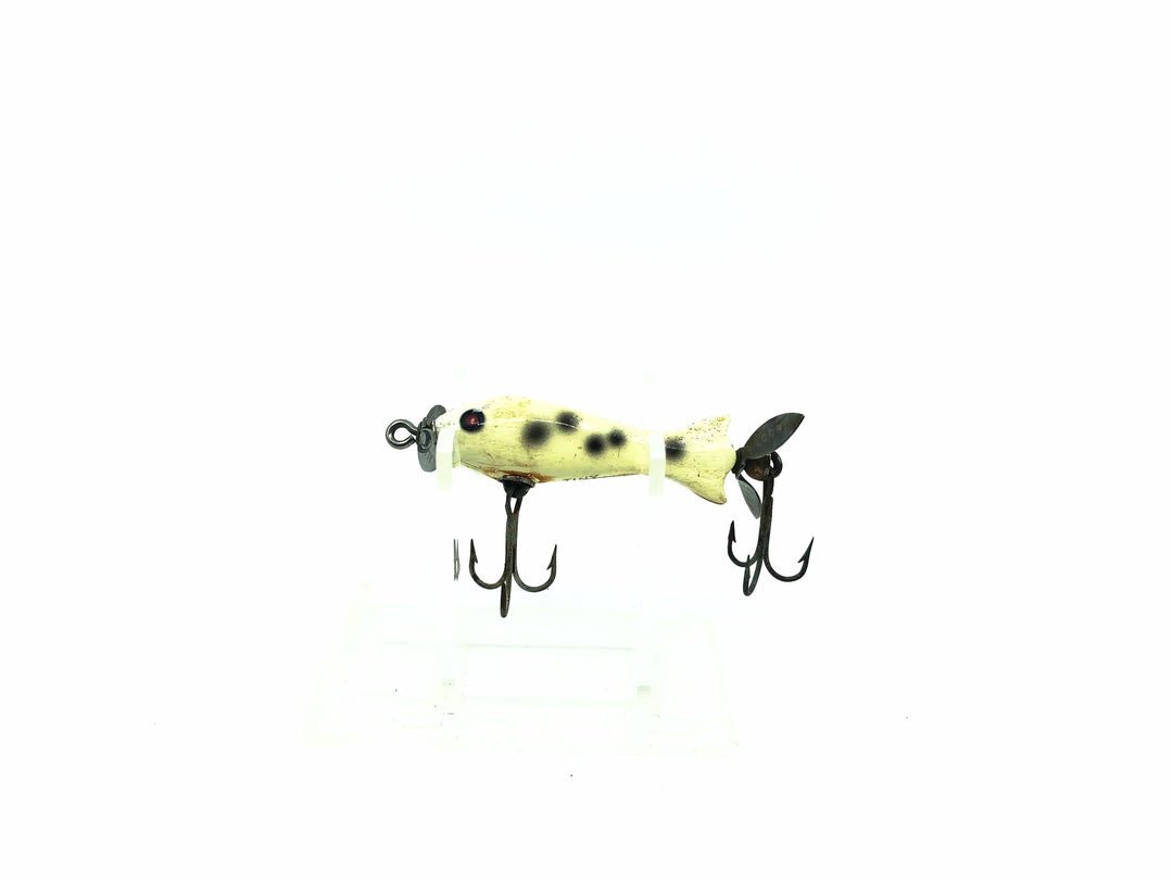 Heddon Tiny Spook 310 WBS White with Black Spots Color
