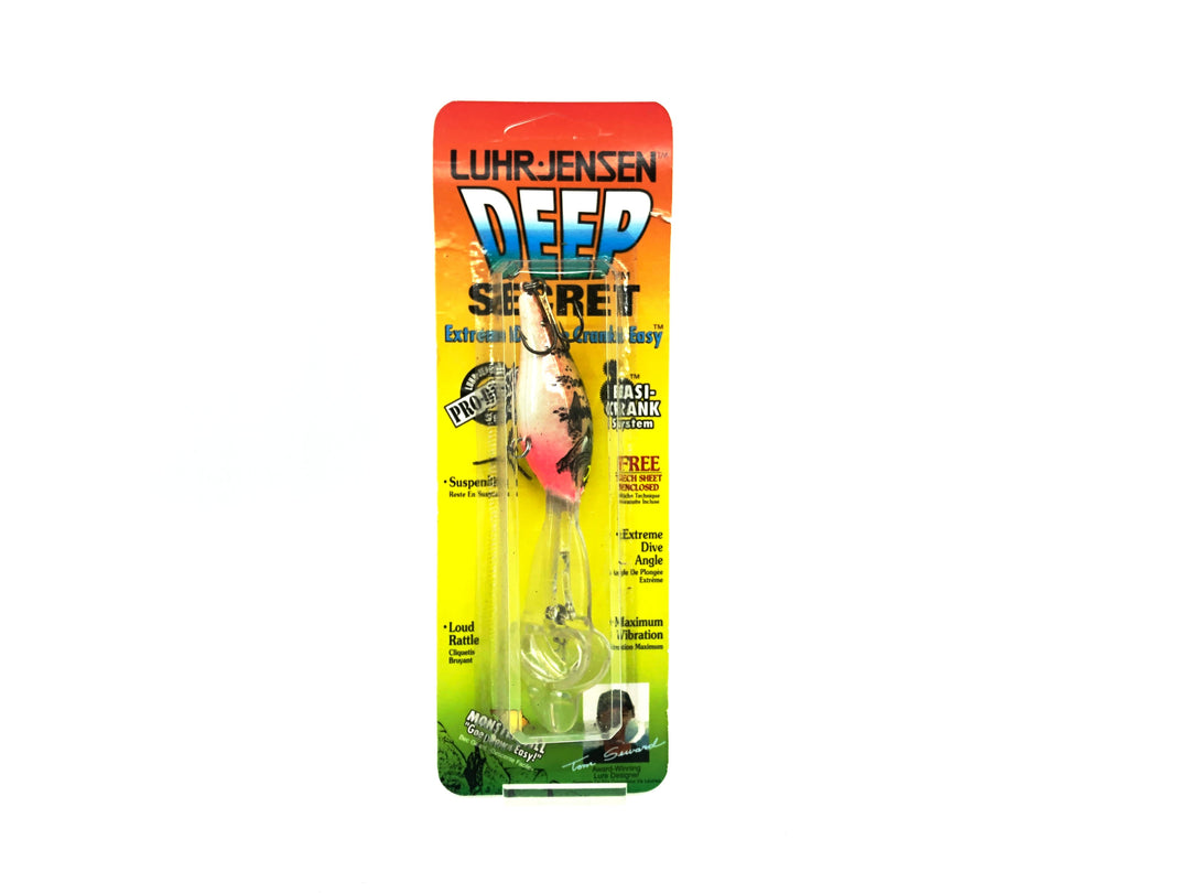 Luhr-Jensen Deep Secret in Crystal Bluegill Perch Color New on Card