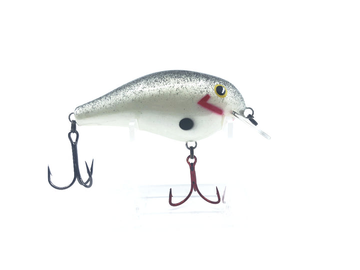 Silver with Peppered Black Back Design Crankbait
