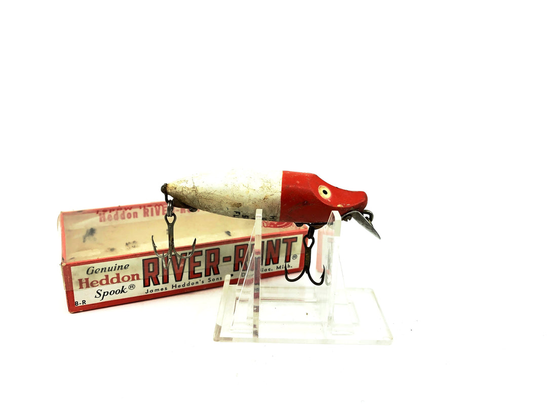 Heddon River Runt Spook Floater 9400-RH Red Head Color with Box - Plastic Top Box