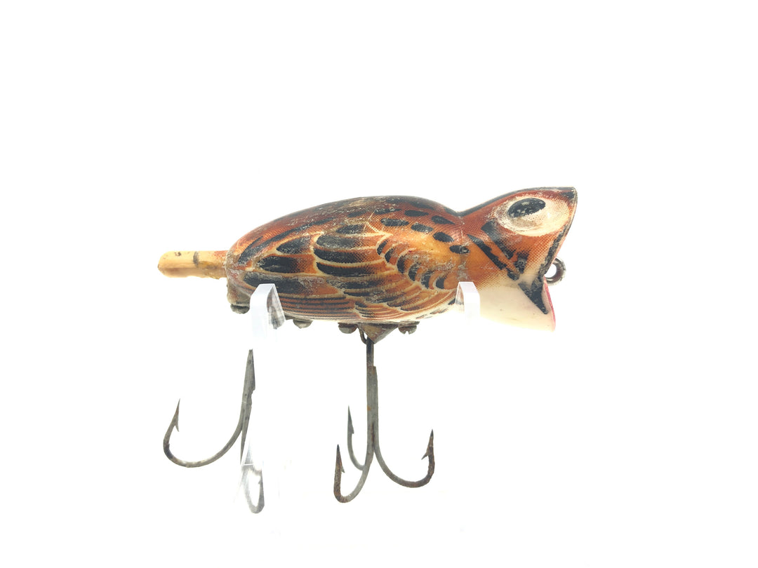 Arbogast Hula Popper Sparrow Rare Color Early Plastic