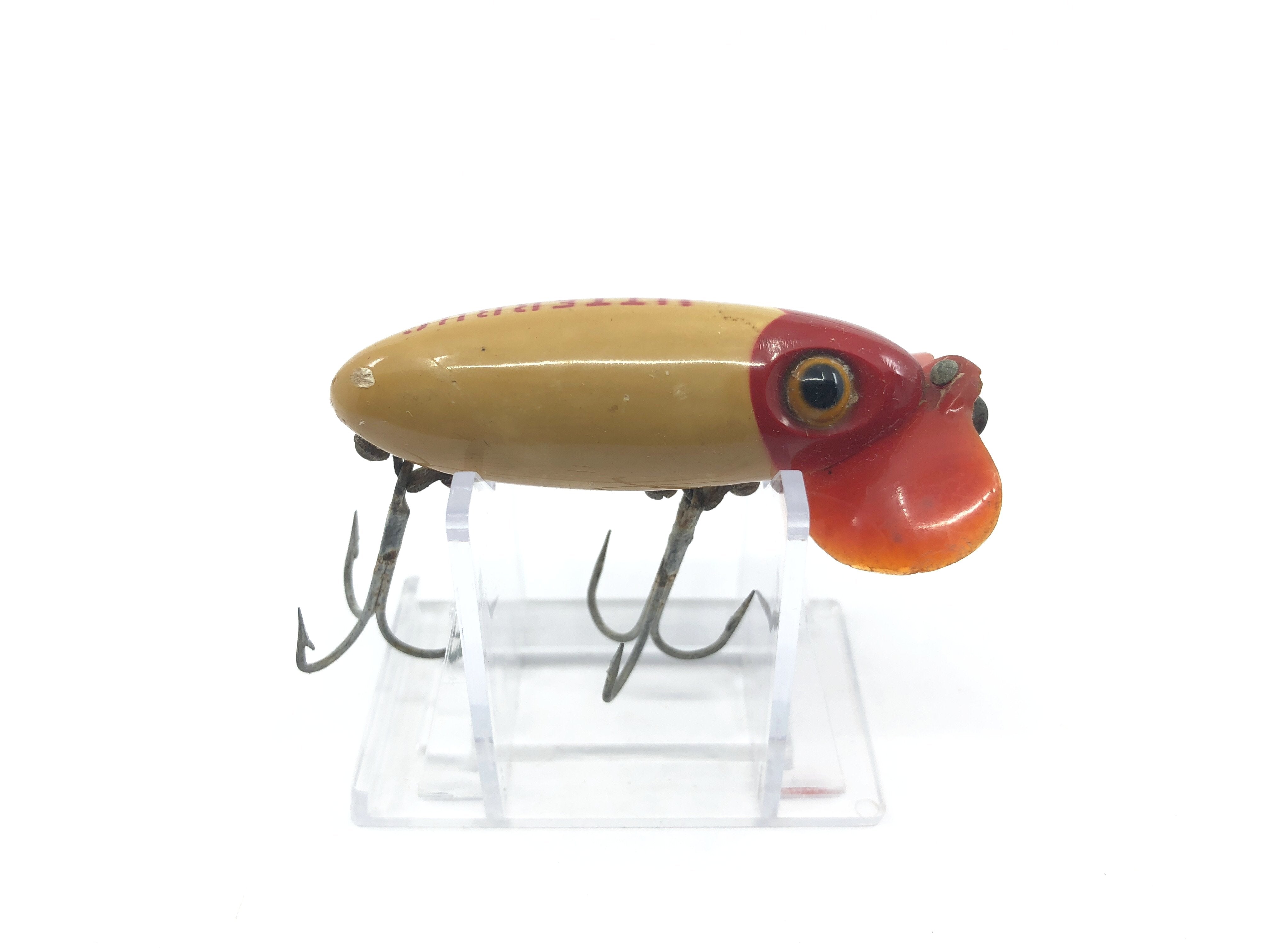 Arbogast Plastic Red Lip Jitterbug 1940's WWII Era Red Head Color – My Bait Shop, LLC