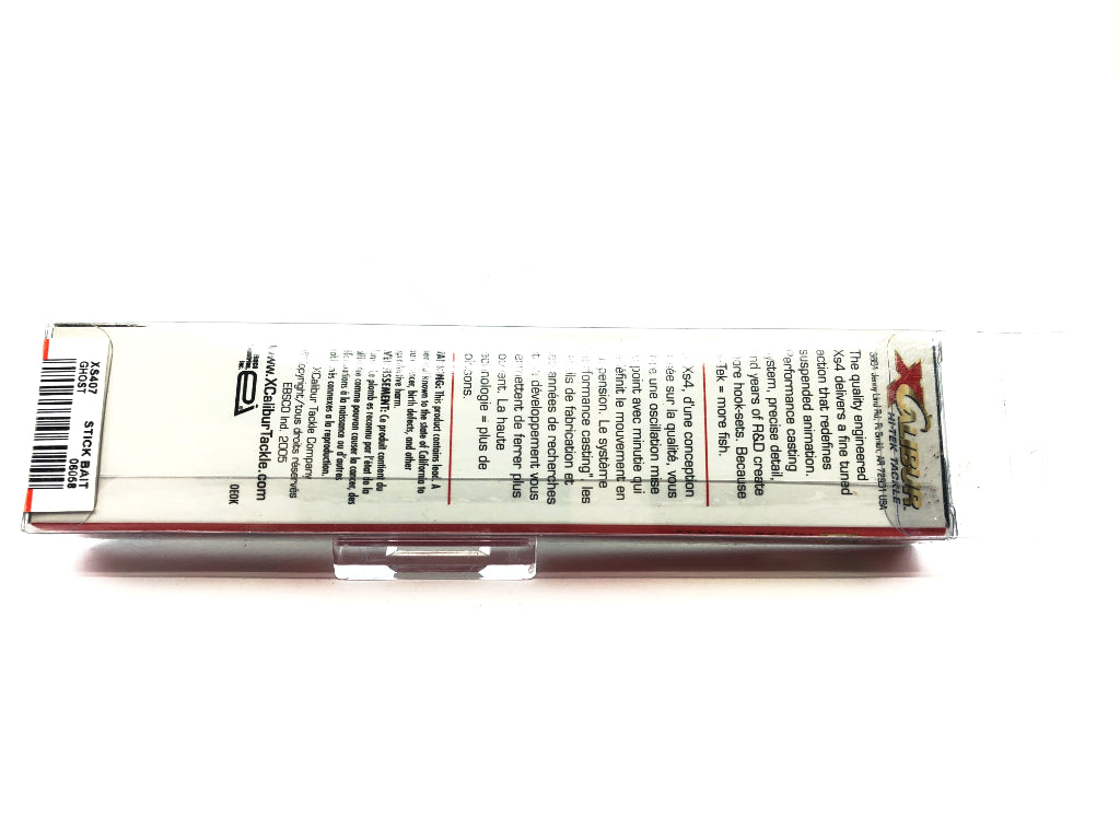 Excalibur / XCalibur XS4 XS407 Stick Bait Ghost Color New Old Stock