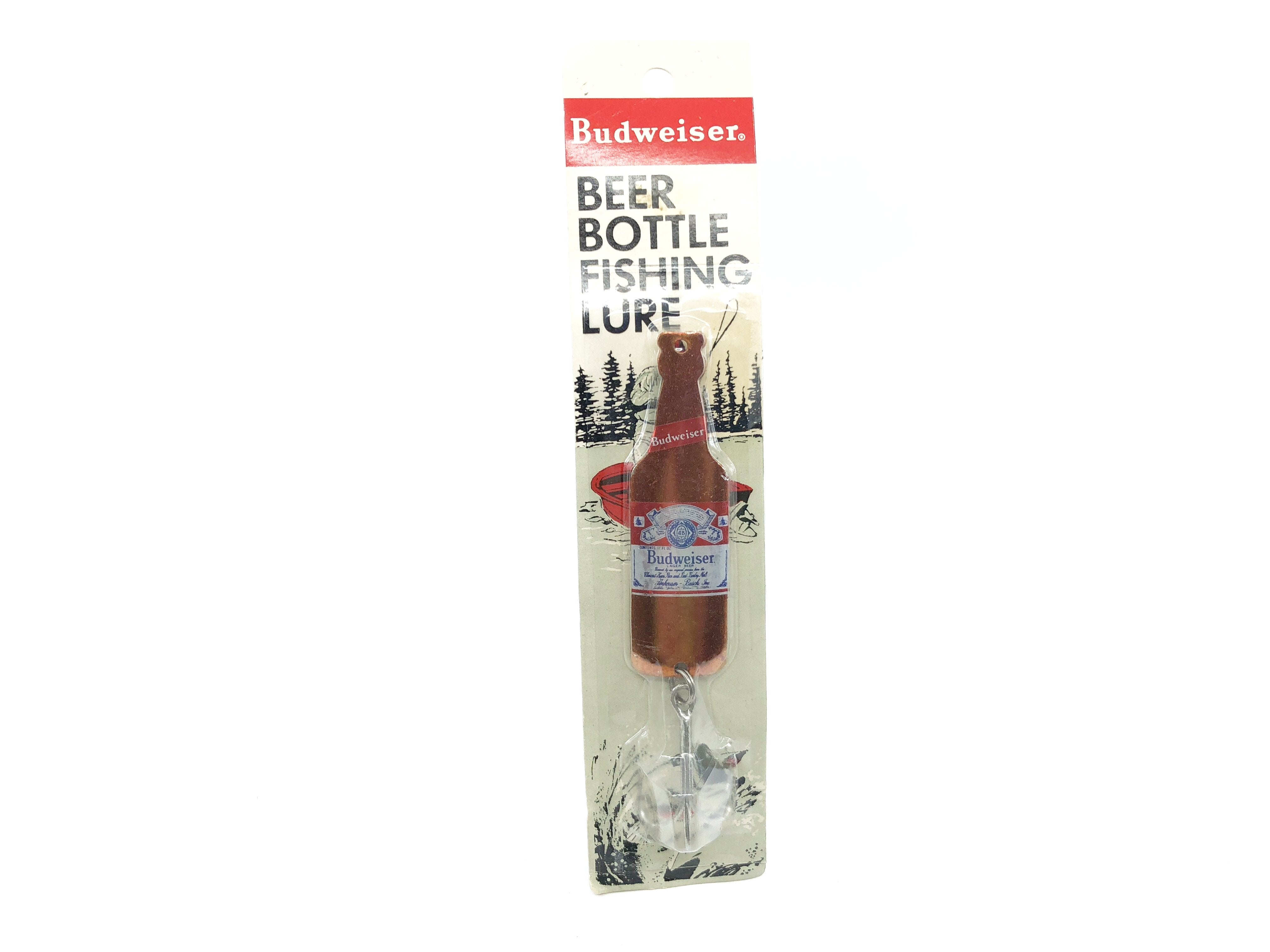 budweiser bottle opener fishing lure Budweiser Beer Bottle Novelty Lure on Card