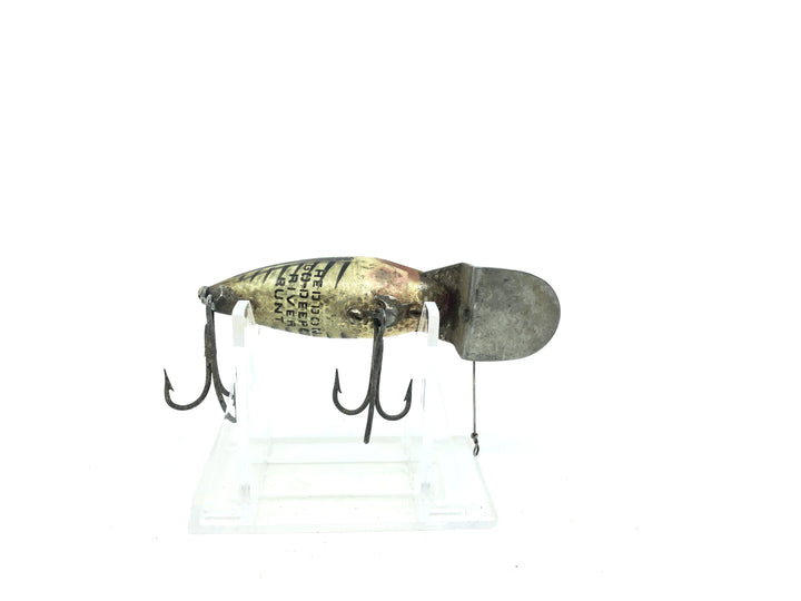 Heddon Go-Deeper River Runt Spook D9010 XRS Silver Shore Color