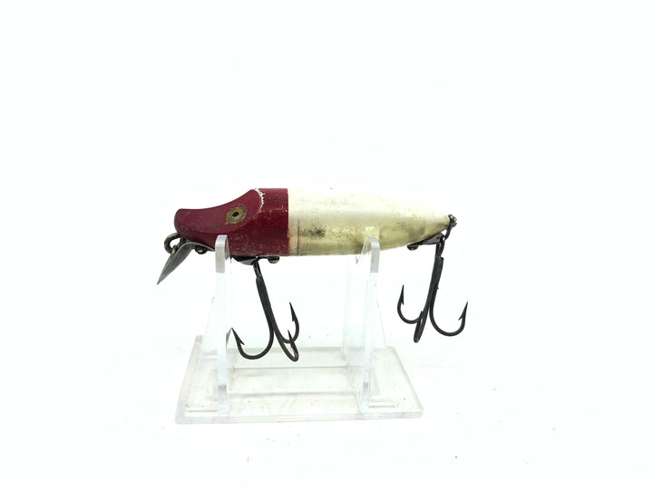 Heddon River Runt Spook Floater Red Head White Body Color