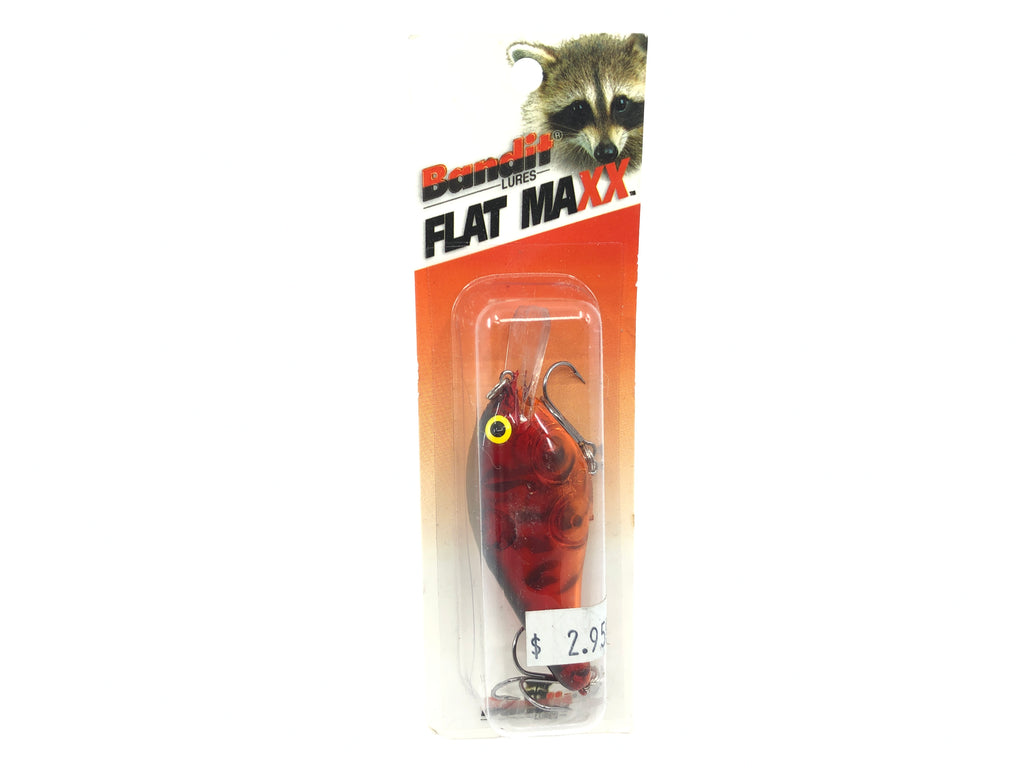 Bandit Flat Maxx Shallow Series FMS1B24 Translucent Red Craw Color