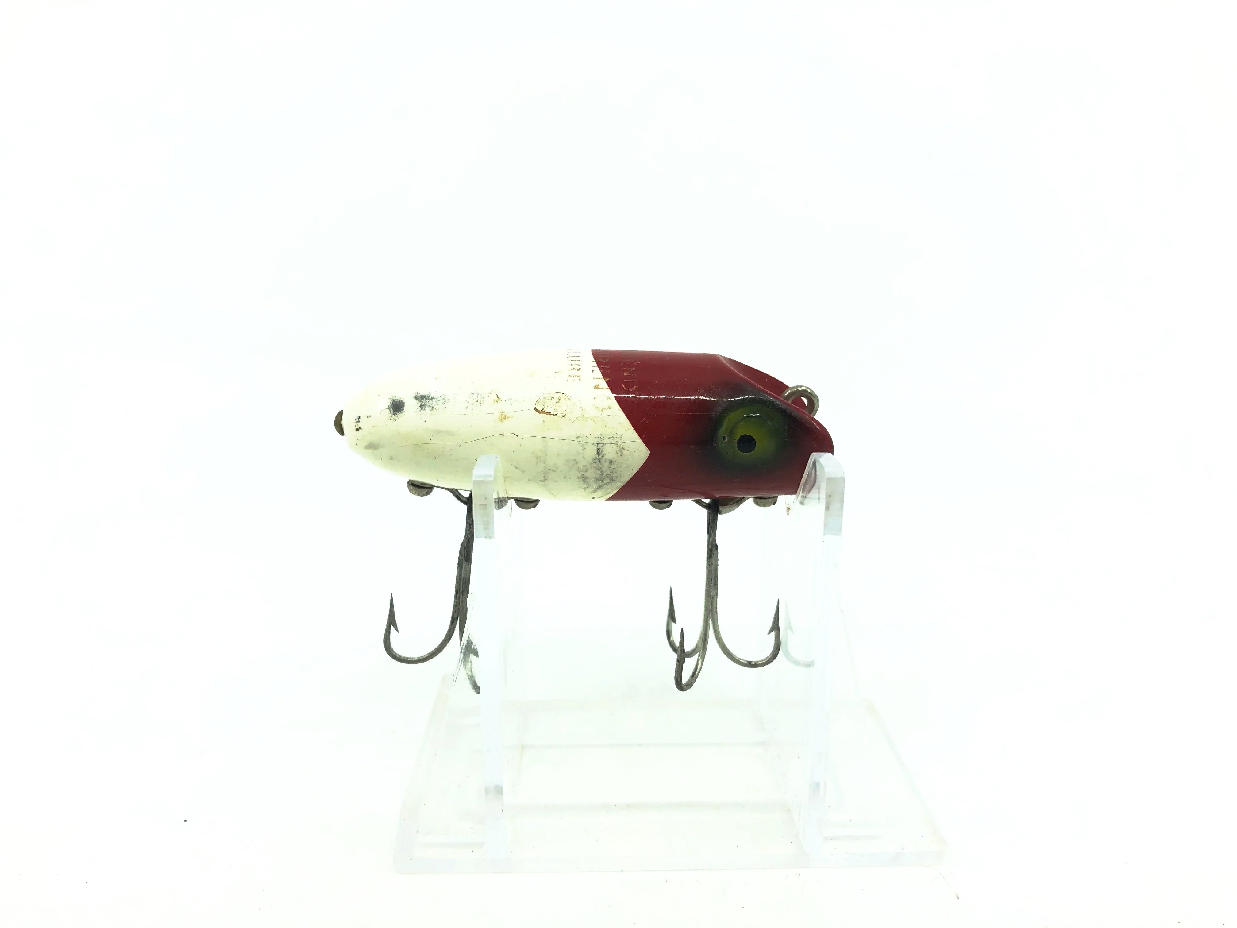 Leurre De Pêche Ancien South Bend – Midge Oreno 2,5″ En Bois – Vintage Très Bon état