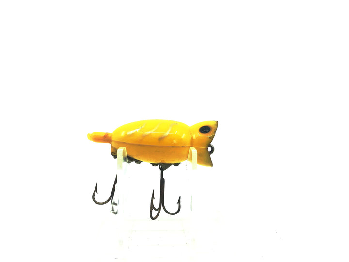 Arbogast Hula Popper Yellow Shore Early Plastic