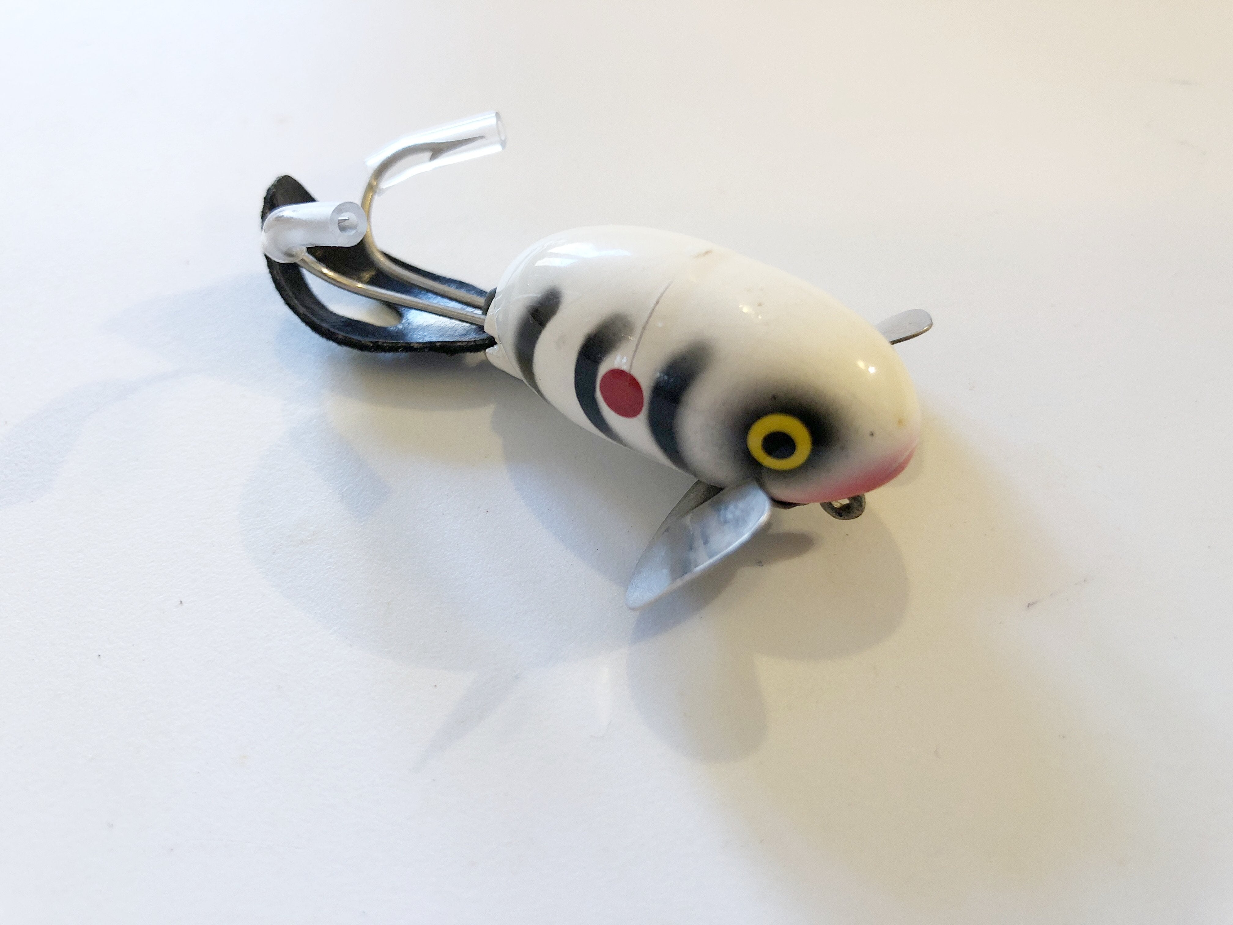 fish n fool lure Falls Bait Company Fish 'N Fool White with Black Ribs and Red Dots – My Bait  Shop, LLC