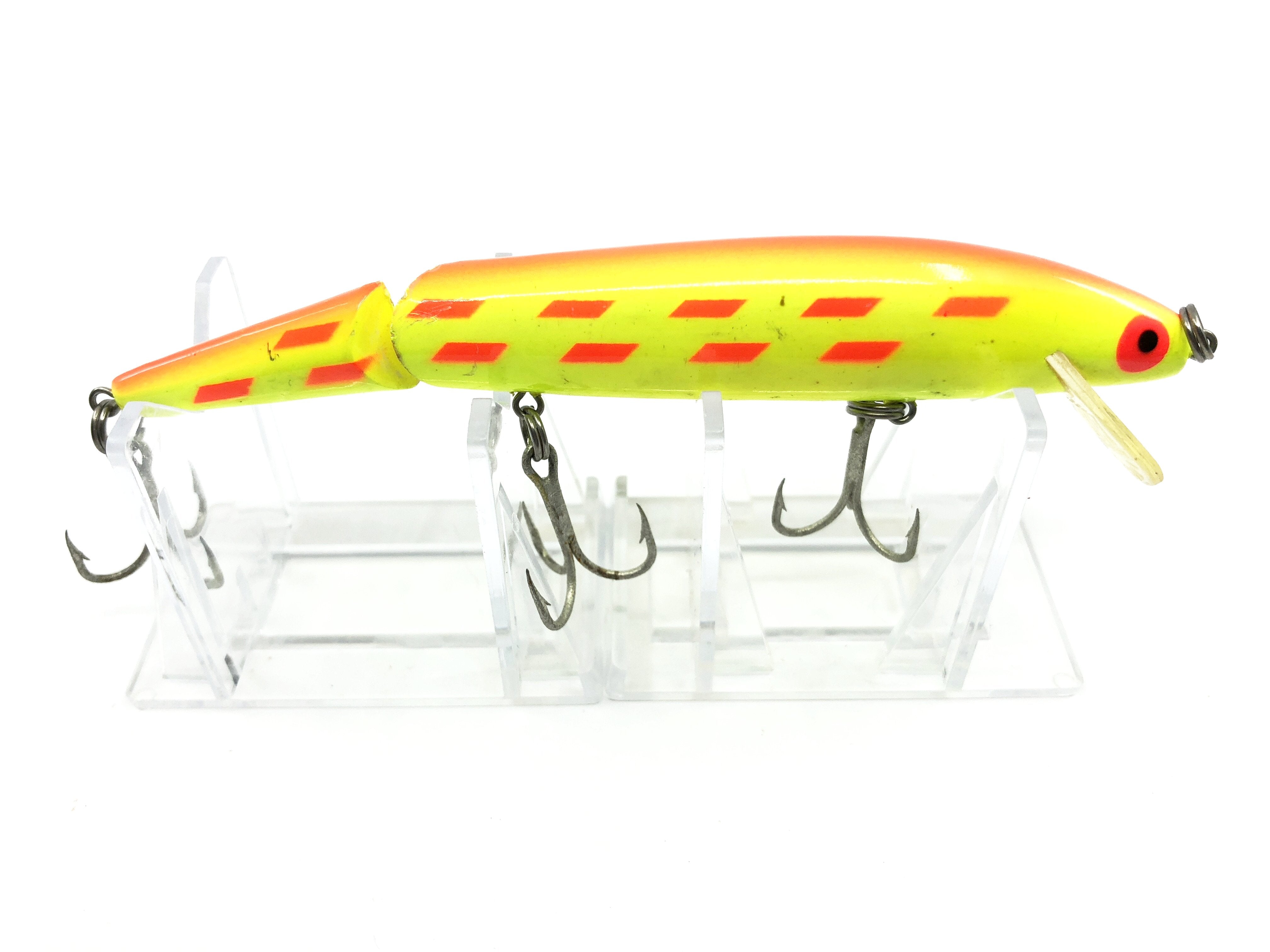 Leurre de pêche vintage 3 argent/noir flotteur Minnow Jerkbait Leurre de pêche vintage 3 argent/noir flotteur Minnow Jerkbait