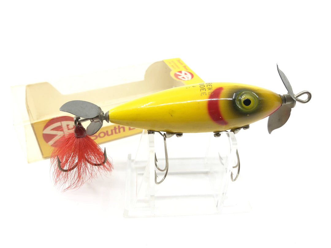 South Bend Nip-I-Diddee Yellow with Red Color with Box