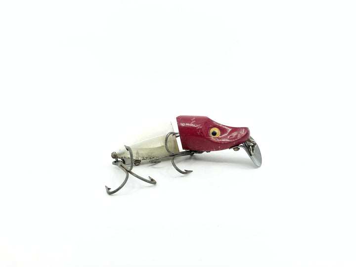 Heddon Jointed River Runt Spook Sinker RH Red Head White Body Color