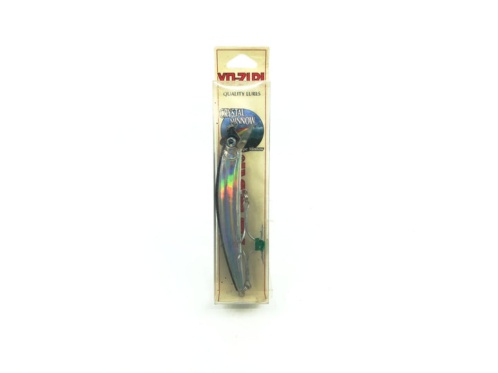 Yo-Zuri Crystal Minnow, Silver Black Back Color