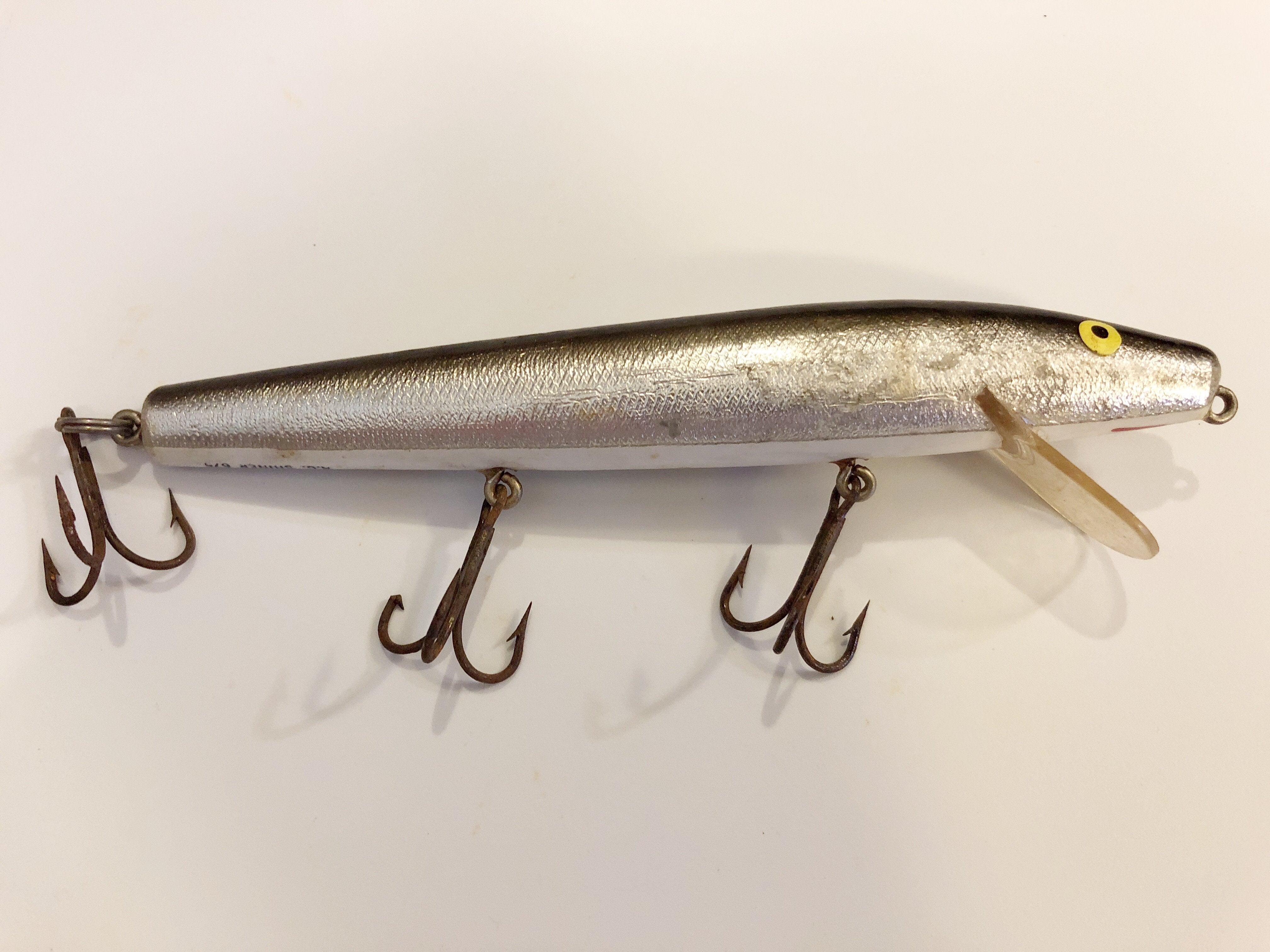 AC Shiner Silver and Black 6 1/2 Musky Lure