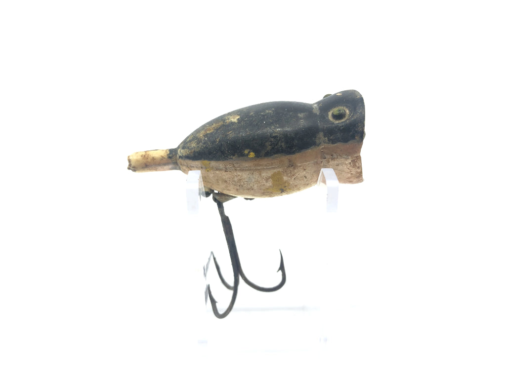 Arbogast Hula Popper Black and Gold Warrior