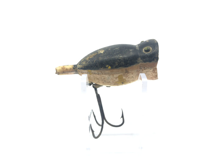 Arbogast Hula Popper Black and Gold Warrior