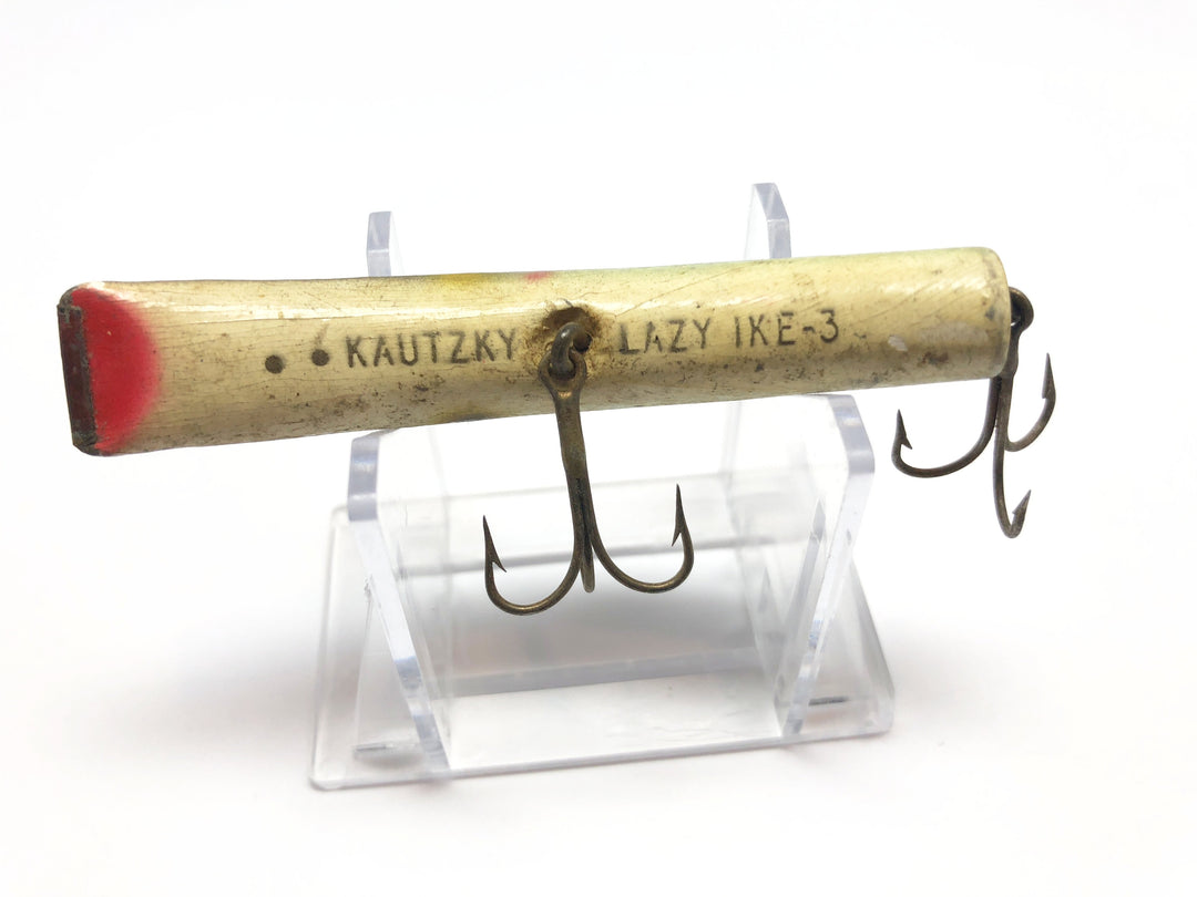 Wooden Kautzky Lazy Ike 3 Green Shad