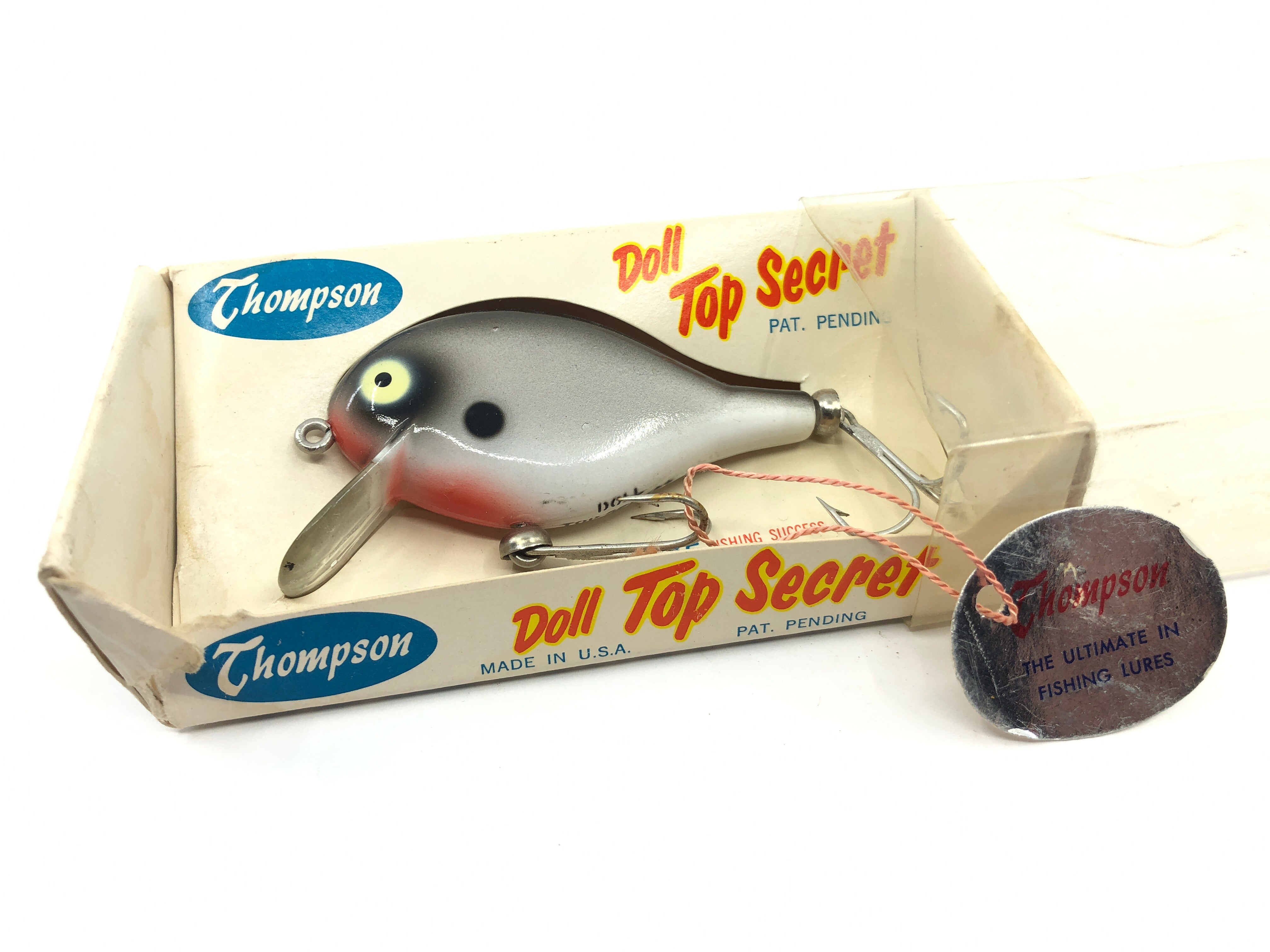 doll fishing lures Thompson Doll Top Secret TS 34-BS Black Scale Color Lure New in Box