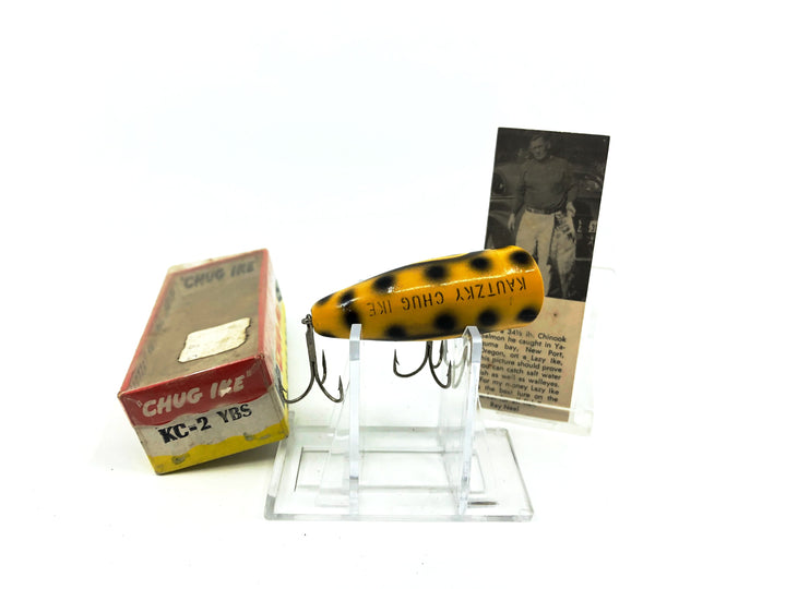 Kautzky Lazy Ike Chug Ike KC2-YBS Yellow/Black Spots Color