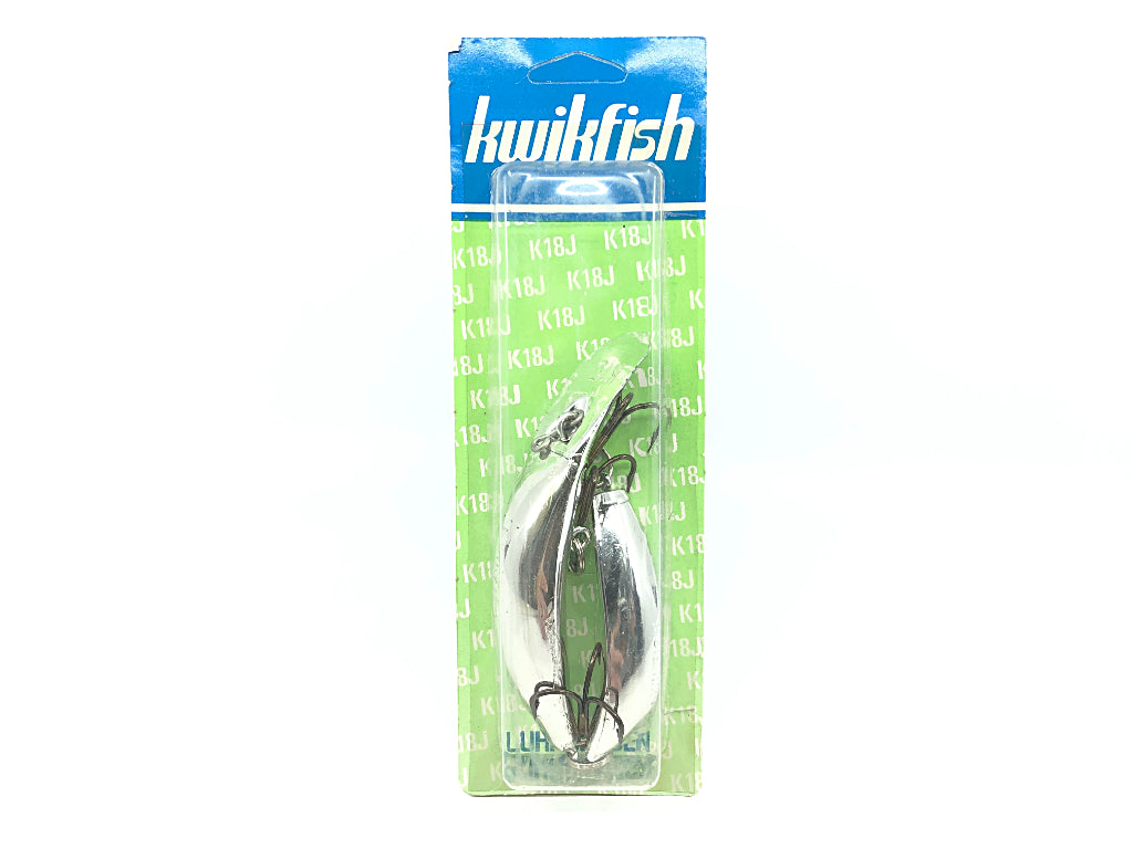Luhr-Jensen Jointed Kwikfish K18J Color 920 Silver New on Card Old