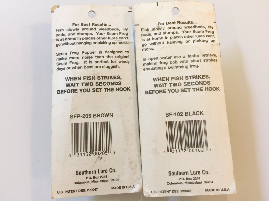 Scum Frog Lot of 2 New on Cards!