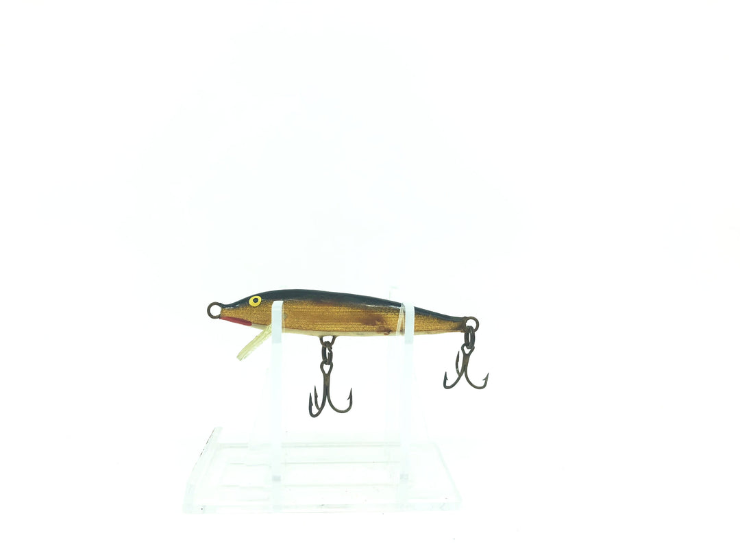 Rapala Floating Minnow F07G Gold/Black Back Color