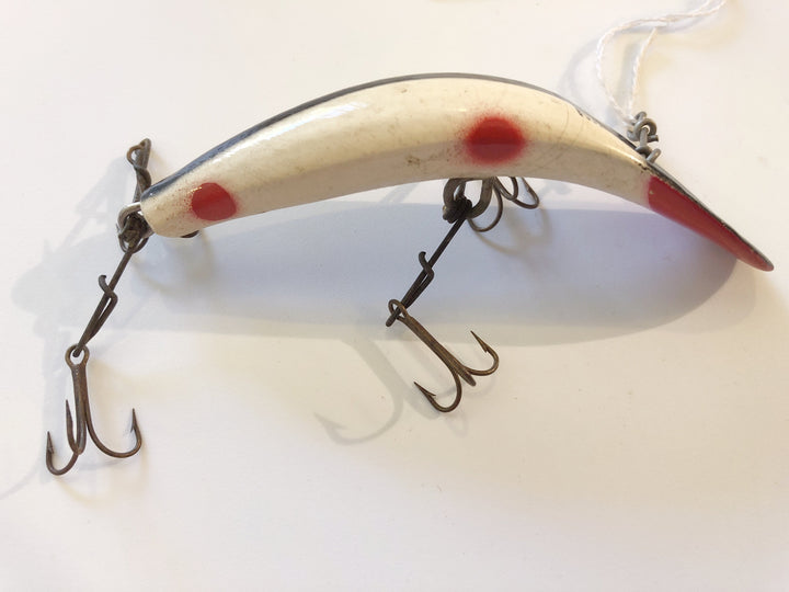 Helin Flatfish M2 White with Red Spots Black Back
