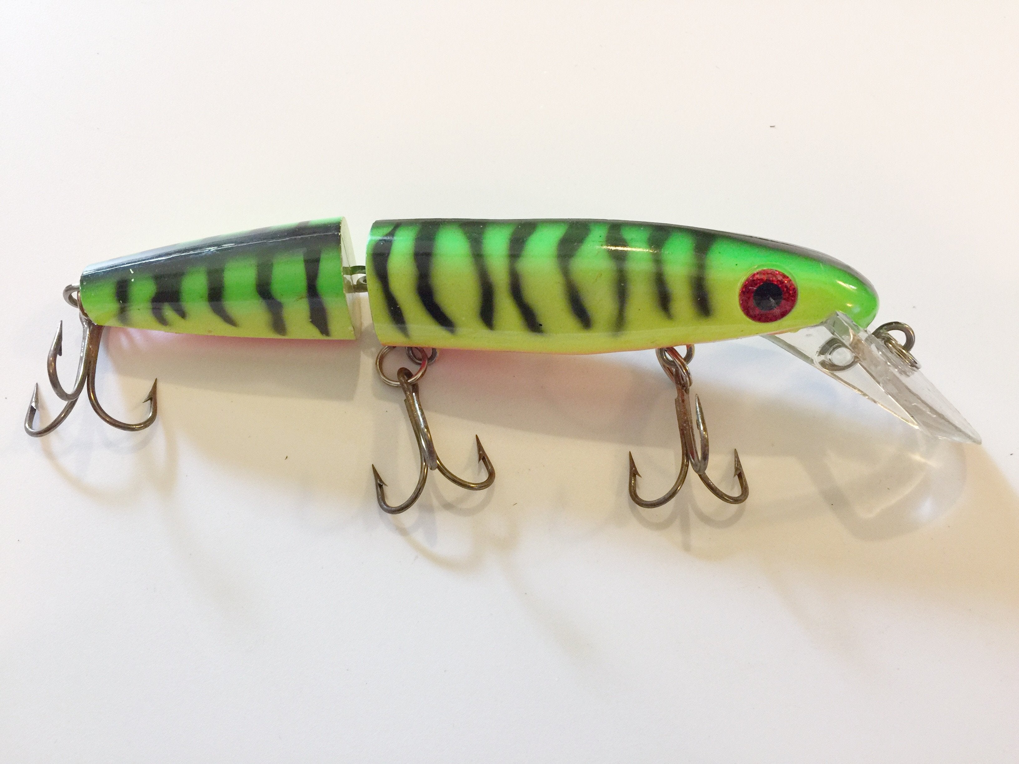 depth raider fishing lure Buchertail Jointed Depth Raider "8" Musky Bait Fire Tiger – My Bait Shop,  LLC