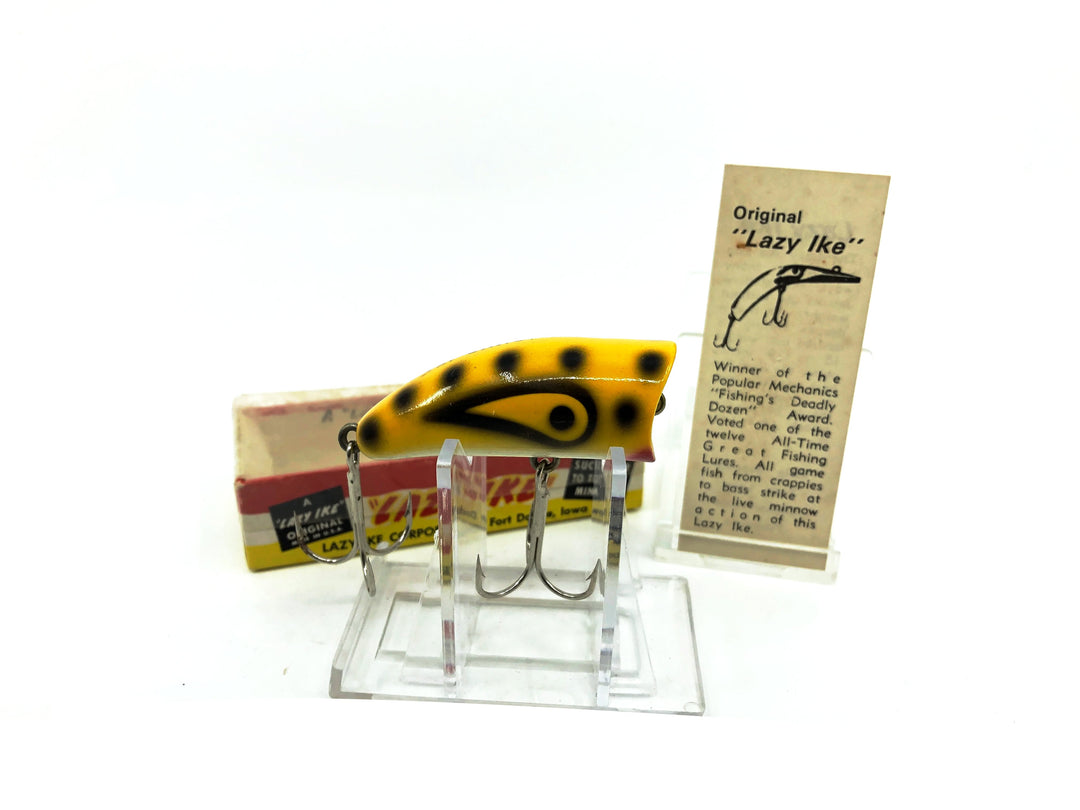 Lazy Ike Chug Ike KC2 Yellow with Black Spots Color New in Box
