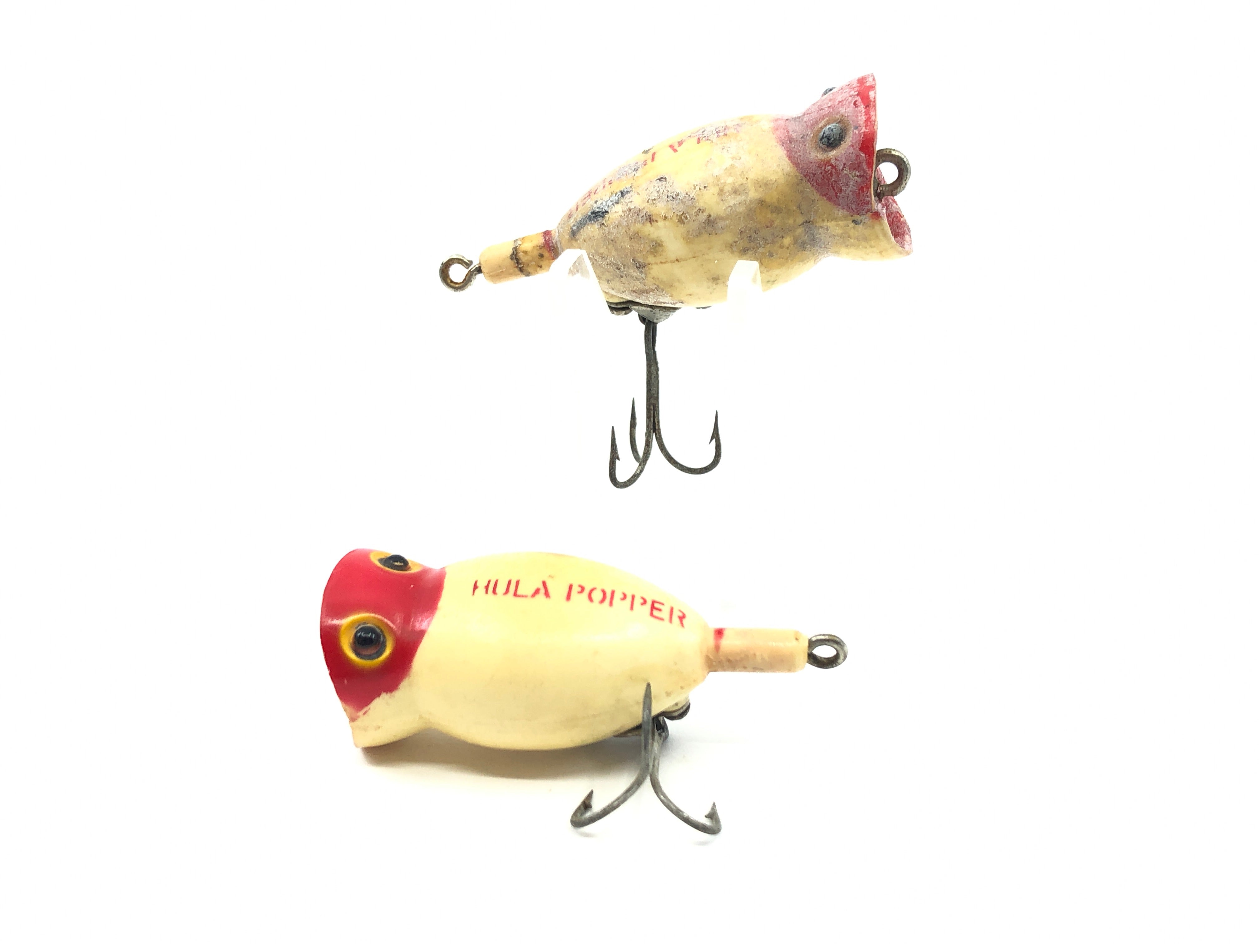 antique hula popper fishing lure Vintage Arbogast Hula Popper Two Pack – My Bait Shop, LLC