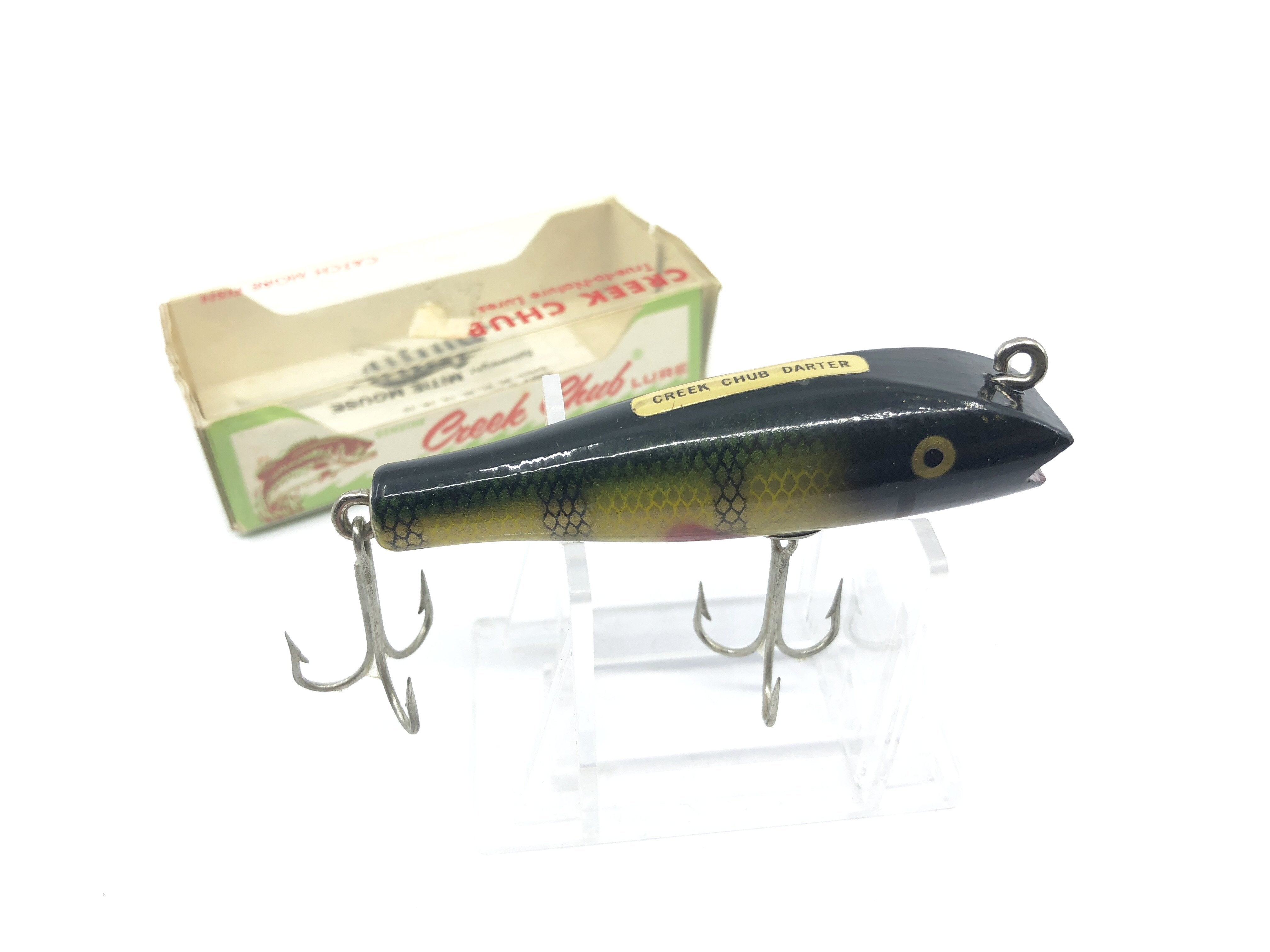 creek chub darter fishing lure Vintage Fireplug Jointed 4932 For Sale Vintage Creek Chub Yellow Spotted