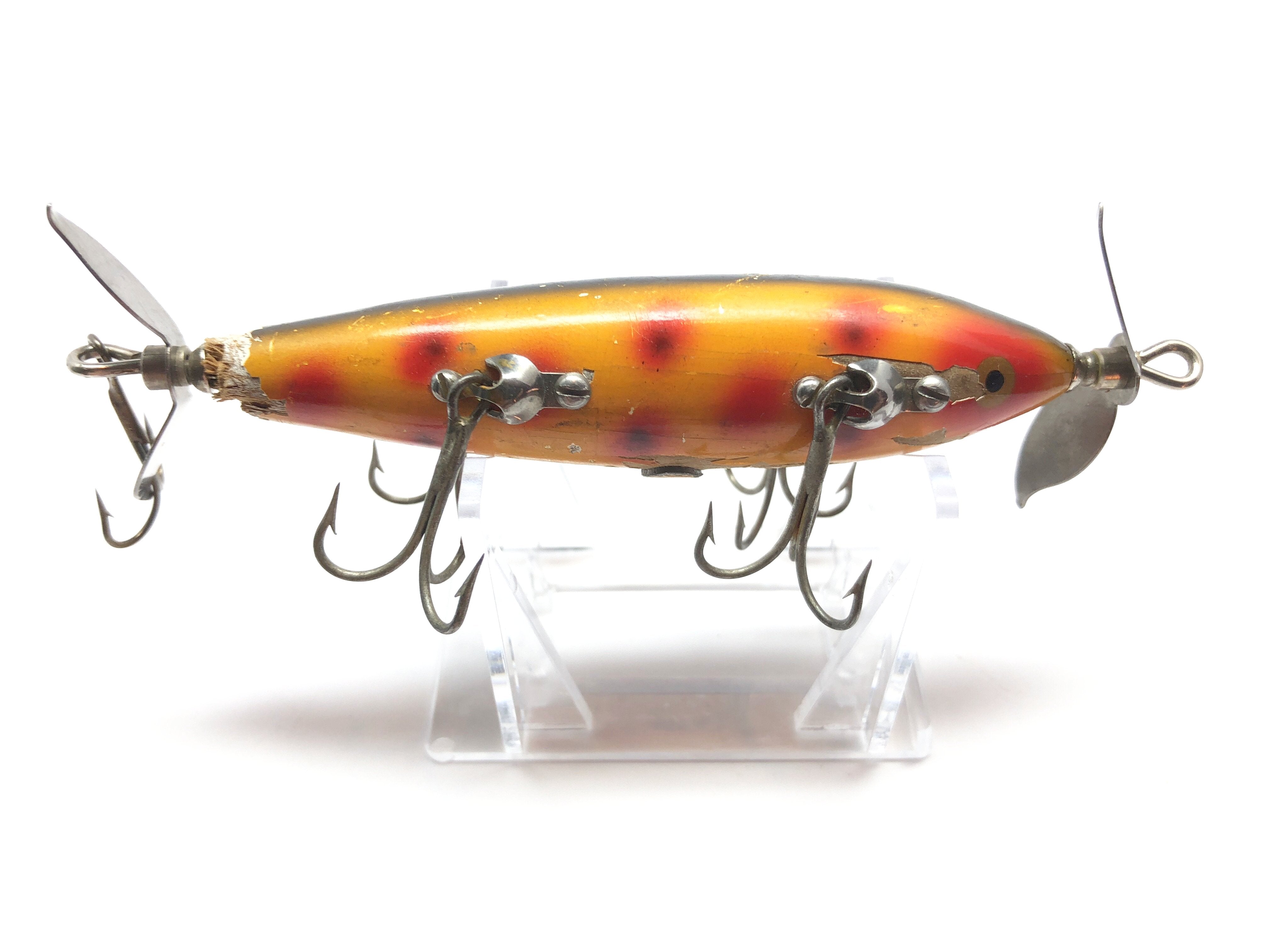 dowagiac fishing lures Heddon Dowagiac 150 Underwater 5 Hook Minnow Orange Spot