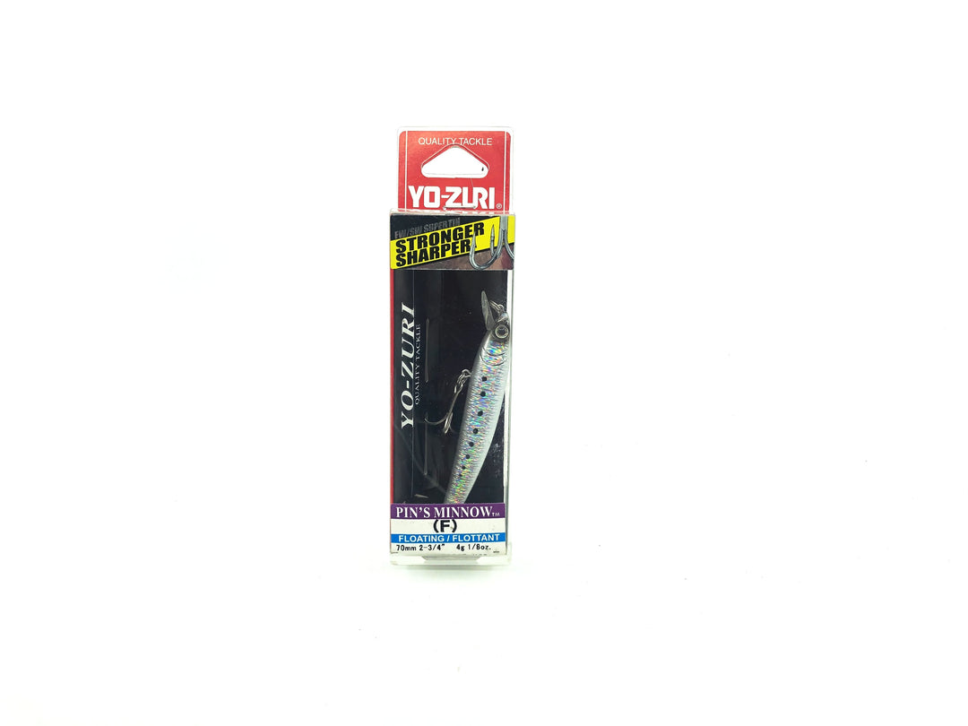 Yo-Zuri Pin's Minnow F1015-HSR Holographic Silver Minnow Color