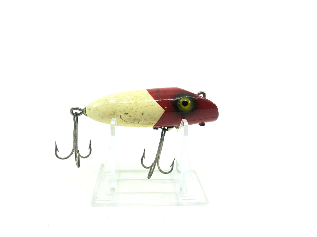 South Bend Babe-Oreno Wooden Lure Red and White Classic Lure