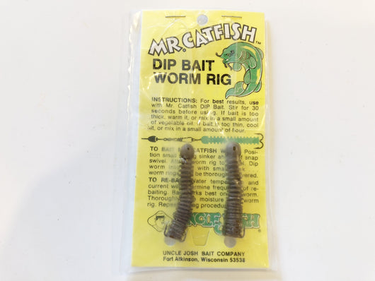 Mr. Catfish Dip Bait Worm Rig Package