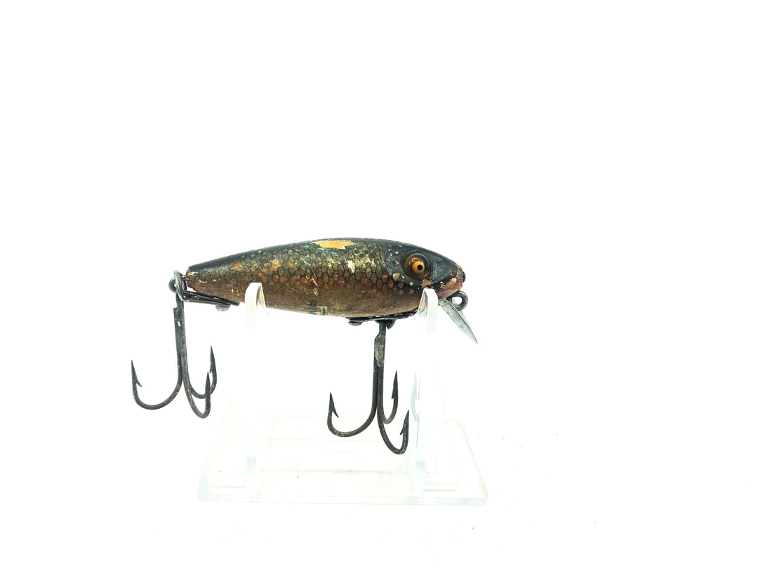 Wooden Heddon River Runt Green Scale Scale Color