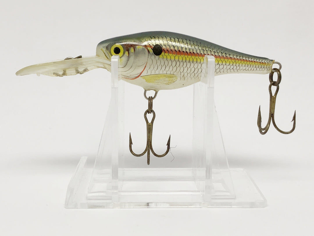 Small Rapala Lure Shad Colored with Red and Yellow Stripe