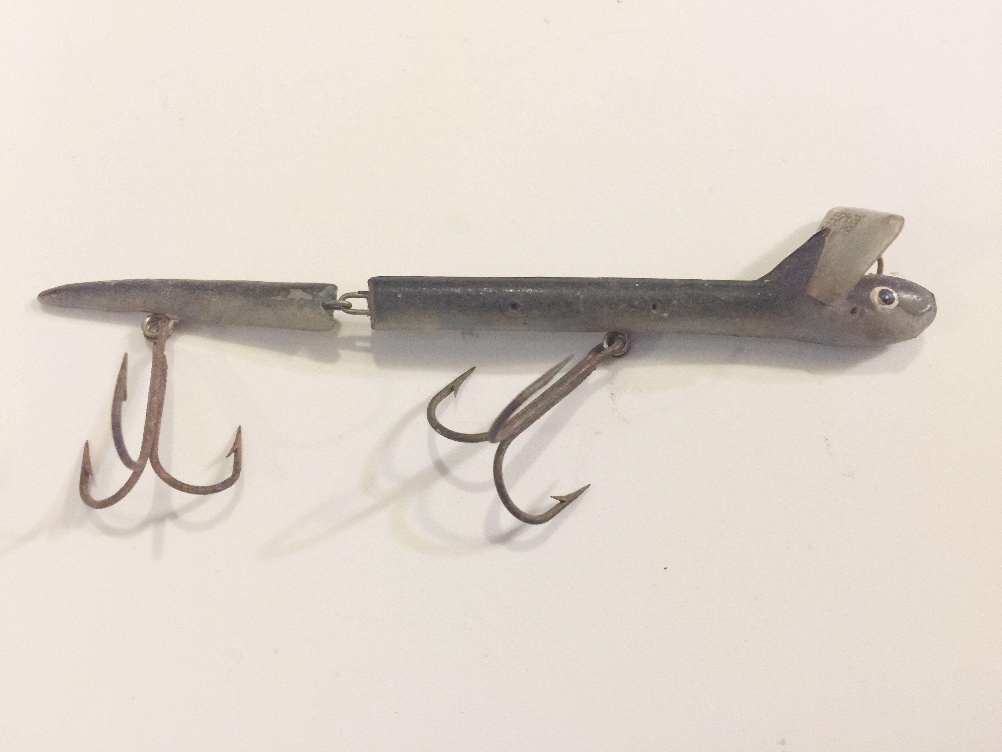 depose fishing lure made in france Vintage Garcia DEPOSE France EEL Bait Lure Jointed 4"
