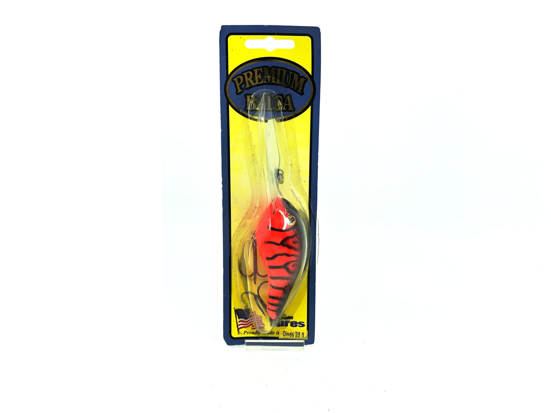 Lee Sisson Lure LS P20 LMO Little Musky Orange Color, New on Card Circuit board Lip