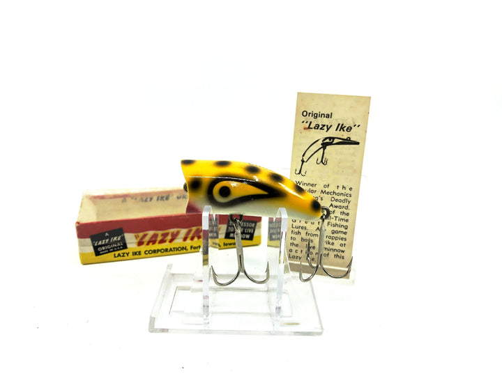 Lazy Ike Chug Ike KC2 Yellow with Black Spots Color New in Box
