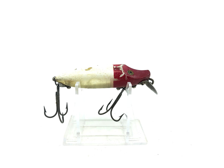 Heddon River Runt Spook Floater Red Head White Body Color