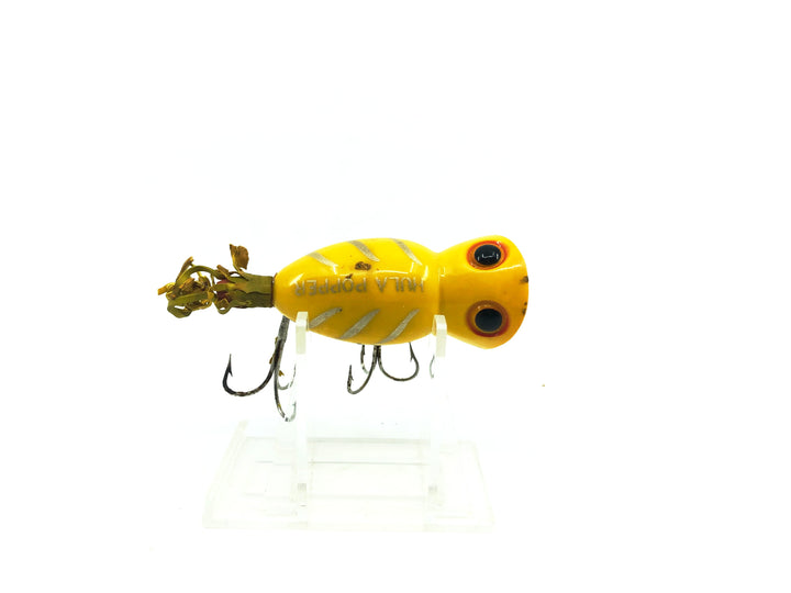 Arbogast Hula Popper Yellow Shore Early Plastic