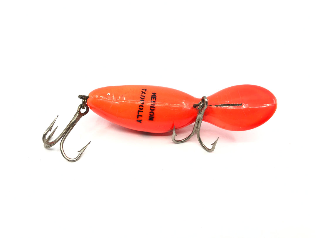 Heddon Tadpolly Orange with Black Dots