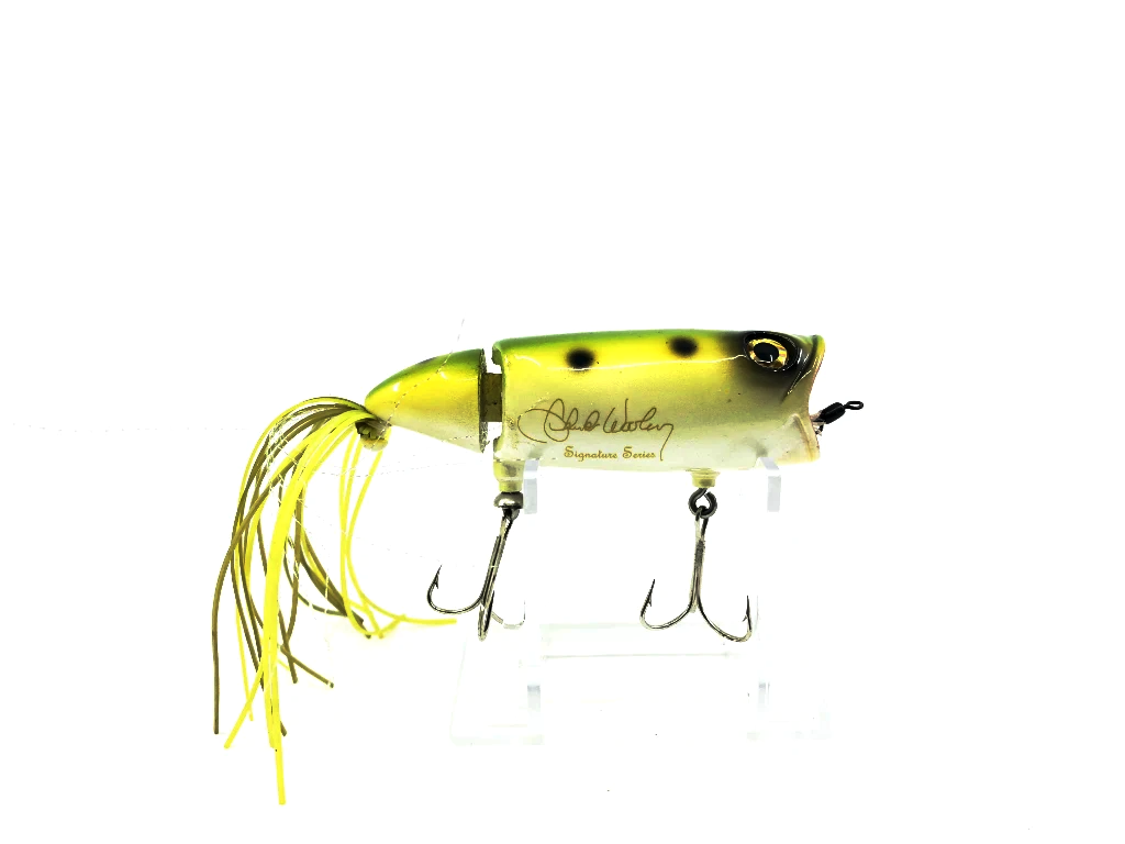 chuck woolery fishing lure Moto Chug Chuck Woolery Live Action Novelty Lure Frog Color
